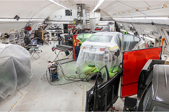 Atelier de carrosserie